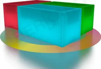Berkano Светящееся Cubric 80*40 DB (белый, RGB ACC подсветка перезаряжаемая)