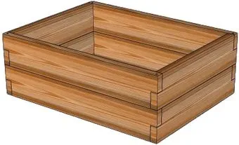 Terra Высокая грядка из лиственницы 100x75x28