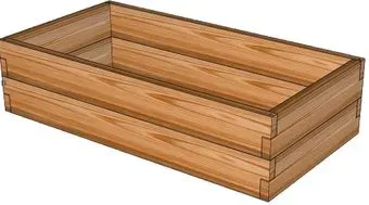 Terra Высокая грядка из лиственницы 150x75x28
