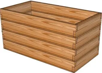 Terra Высокая грядка из лиственницы 150x75x56