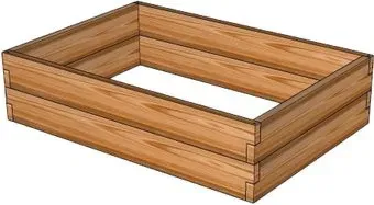 Terra Высокая грядка из лиственницы 150x100x28