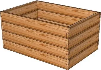 Terra Высокая грядка из лиственницы 150x100x56