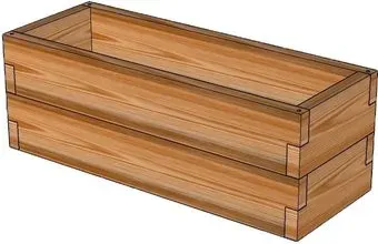 Terra Кашпо из лиственницы 30x100x28