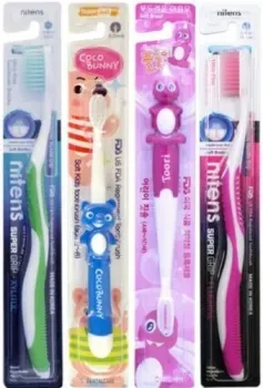 Dental Care Со сверхтонкой двойной щетиной и прямой ручкой 141751 (4 шт)
