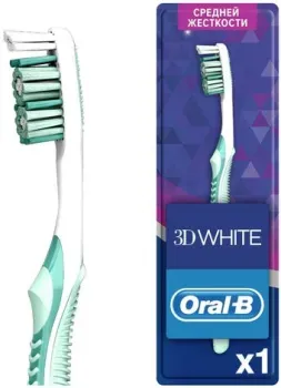 Oral-B 3D White Whitening средней жесткости (1 шт, в ассортименте)