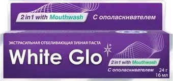 White Glo Отбеливающая 2 в 1 (24 г)