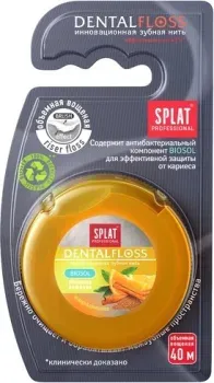 SPLAT Dental Floss c ароматом апельсина и корицы 40 м