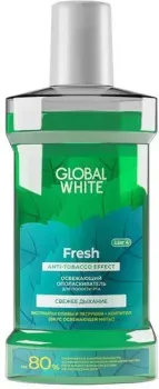 Global White Освежающий с экстрактами оливы и петрушки Anti-Tobacco Effect 300 мл
