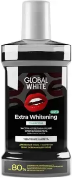 Global White Экстра отбеливающий с древесным углем Charcoal Extra whitening 300 мл