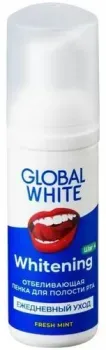 Global White отбеливающая Whitening Foam Oral Care 50 мл