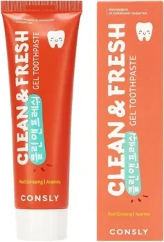 Consly Clean&Fresh Гелевая с экстрактами красного женьшеня и ацеролы (105 г)