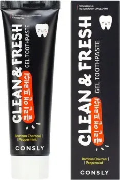 Consly Clean&Fresh Гелевая с бамбуковым углем и перечной мятой (105 г)