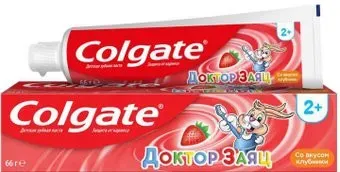 Colgate Доктор Заяц со вкусом клубники (66 г)