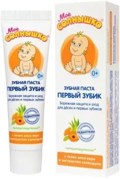 Мое Солнышко Первый зубик с алоэ и экстрактом календулы 40 г