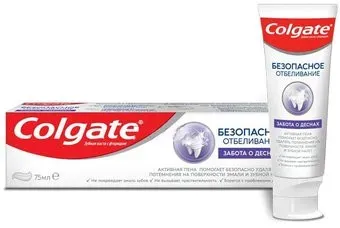 Colgate Забота о деснах Безопасное отбеливание 75 мл