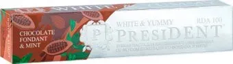 PresiDent White & Yummy Шоколадный фондан с мятой 75 г