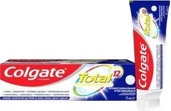 Colgate Total 12 Профессиональная Отбеливающая 75 мл