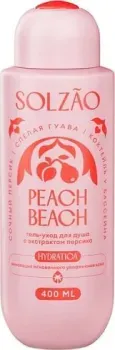 Solzao Гель для душа Peach Beach с экстрактом персика (400 мл)