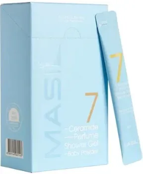 Masil Гель для душа 7 Ceramide Perfume Shower Gel Stick Pouch С ароматом присыпки (20x8 мл)