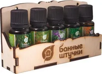 Банные штучки Набор эфирных масел Легкое дыхание 33400 5x15 мл