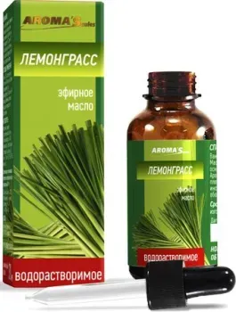 Aroma Saules Эфирное масло Водорастворимое Лемонграсс (30 мл)
