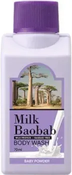 Milk Baobab Гель для душа Body Wash Baby Powder Travel Edition 70 мл