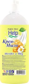 Help Мыло жидкое Молоко и мед 1 л