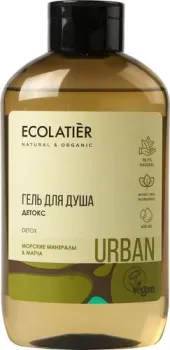 Ecolatier Гель для душа Urban детокс морские минералы и матча 600 мл