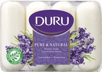 Duru Мыло Pure&Natural Лаванда 4x85 г