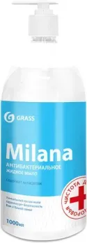 Grass Мыло жидкое Milana антибактериальное с дозатором 1000 мл