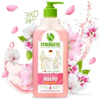 Synergetic Мыло жидкое для мытья рук и тела Аромамагия 500 мл