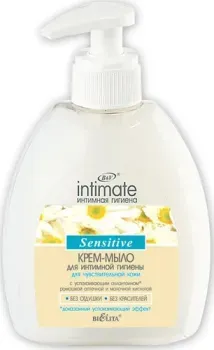 Belita Крем-мыло для интимной гигиены для чувствительной кожи Sensitive 380 мл