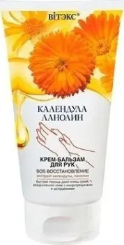 Витэкс Крем-бальзам для рук sos-восстановление календула & ланолин 150 мл