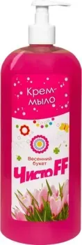 ЧистоFF Крем-мыло Весенний букет (дозатор) 1000 мл