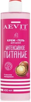 AEVIT Гель для душа Интенсивное питание с маслом макадамии (400 мл)