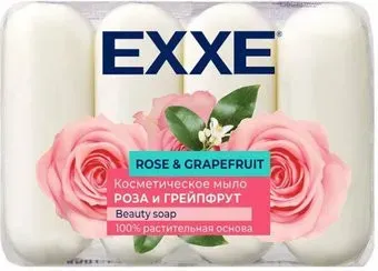 Exxe Роза и грейпфрут 4х70 г