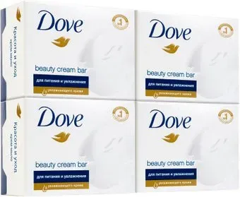 Dove Крем-мыло Красота и уход (4x90 г)