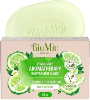 BioMio Мыло твердое Bio-Soap зеленый чай и эфирное масло бергамота 90 г