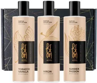 BeOn Набор гелей для душа Tobacco Vanilla+Summer Passion+Virgin (3x260 мл)