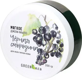 Green Era Мыло густое Джем Черная смородина 200г