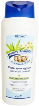 Belita Гель для душа Happy Family Алоэ+Ромашка 1000 мл