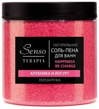 Senso Terapia Соль-пена для ванн Happiness re-charge 600 гр