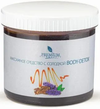 Premium Массажное средство с солодкой Body-detox 500 мл