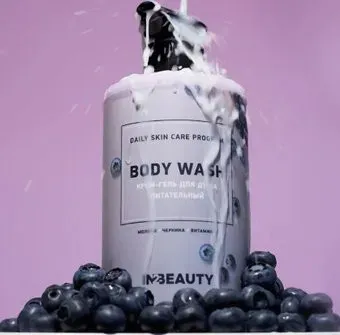 IN2Beauty Professional Гель для душа Черника и молоко (460 мл)