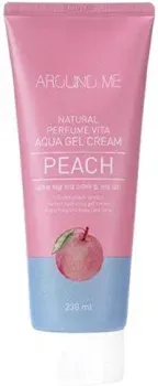 Welcos Крем-гель Around Me Natural Perfume Vita Aqua Gel Cream Peach 230 мл