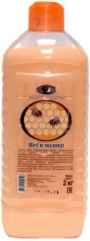 Romax Мыло жидкое Мед и молоко 2 л