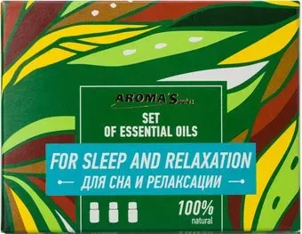 Aroma Saules Набор эфирных масел Для сна и релаксации 3х10 мл