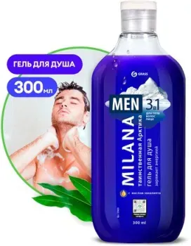 Grass Гель для душа Men Таинственная арктика с маслом эвкалипта 300 мл