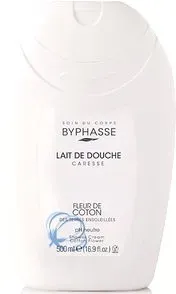 Byphasse Крем-гель для душа Caresse Цветок Хлопка 500 мл
