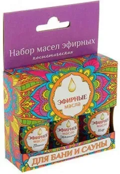 Главбаня Набор эфирных масел Б70401 3x17 мл